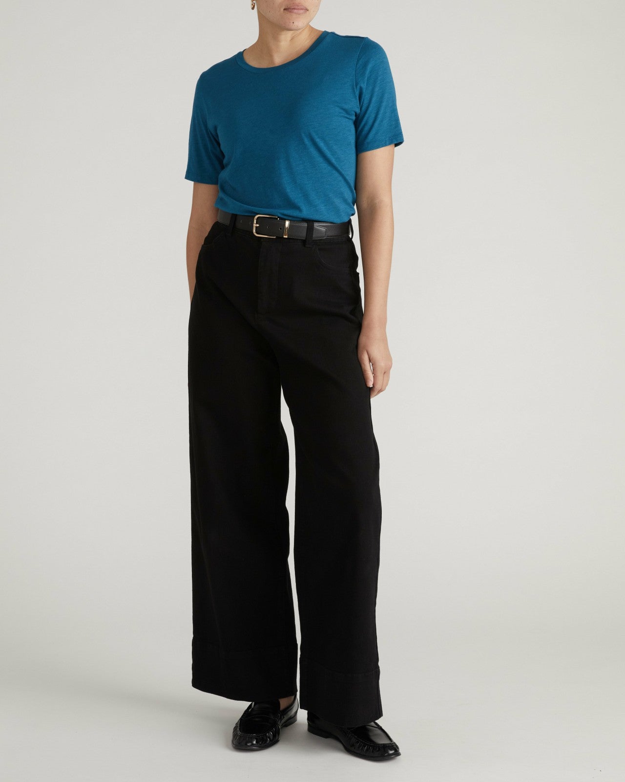 Universal Standard Light-As-Air Tee Rex - Ink Blue