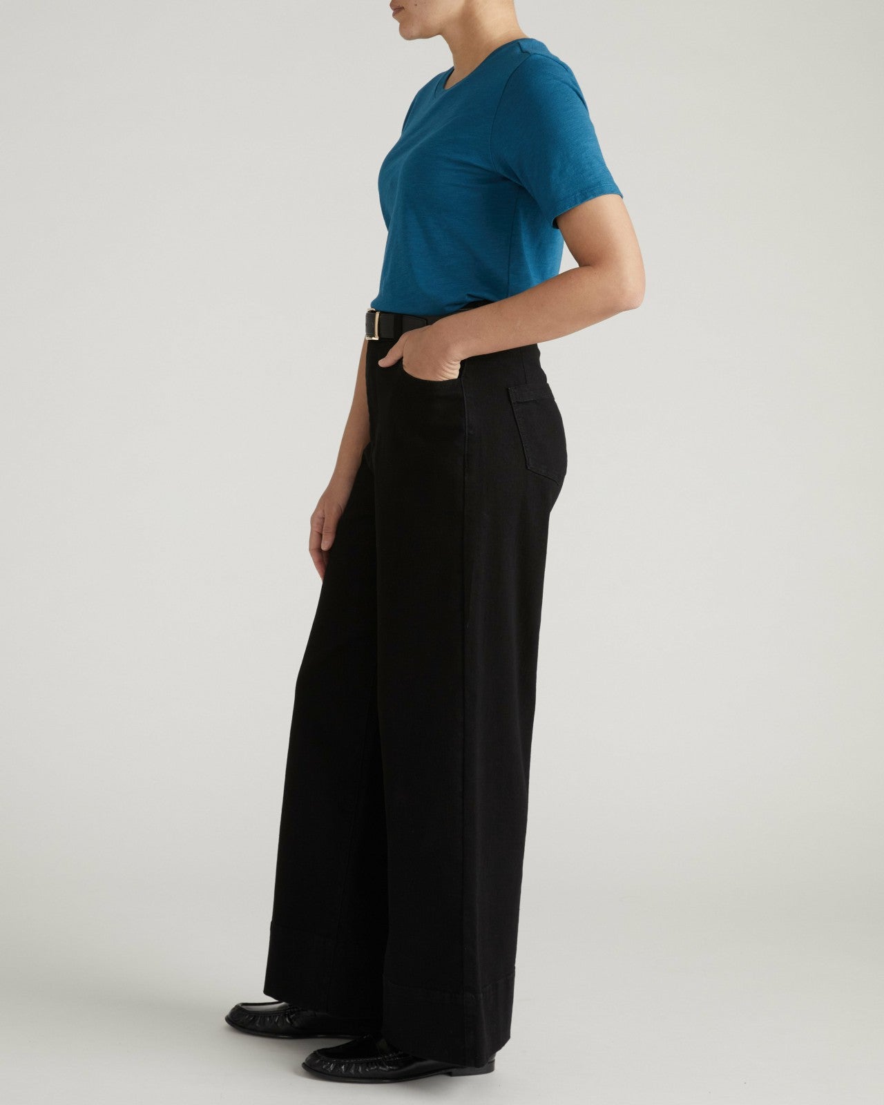 Universal Standard Light-As-Air Tee Rex - Ink Blue