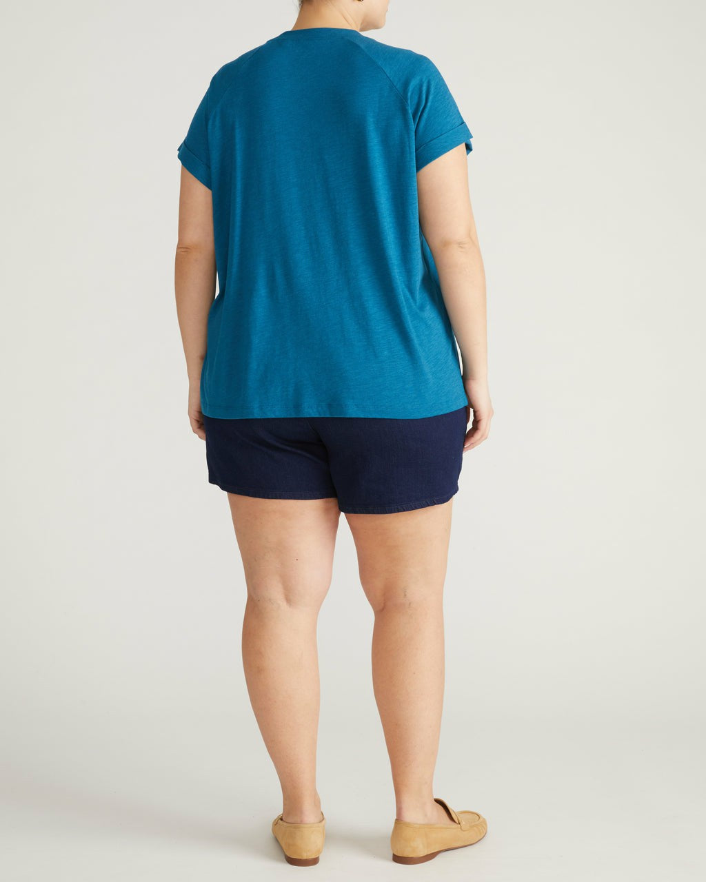 Universal Standard Light-As-Air Boy Tee - Ink Blue