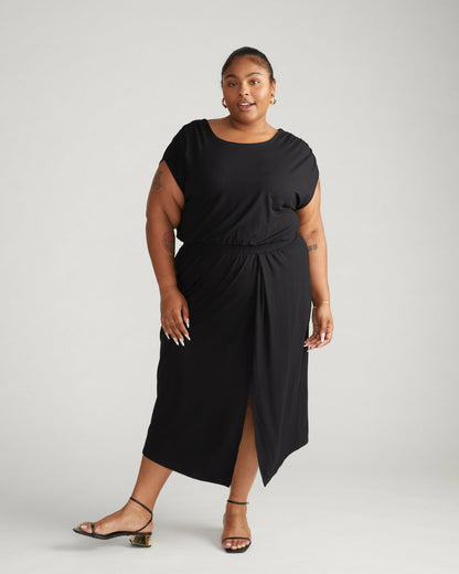 Universal Standard Havana Divine Jersey Dress - Black