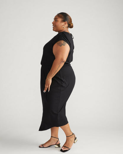 Universal Standard Havana Divine Jersey Dress - Black