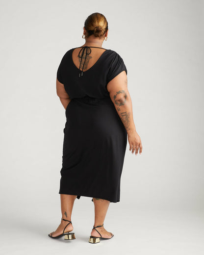 Universal Standard Havana Divine Jersey Dress - Black