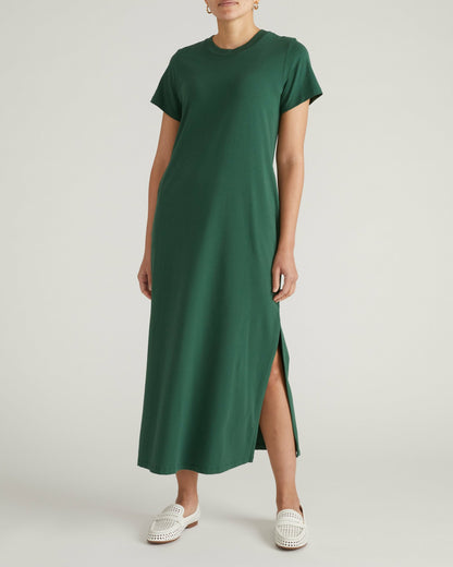 Universal Standard Halie Maxi T-Shirt Dress - Conifer
