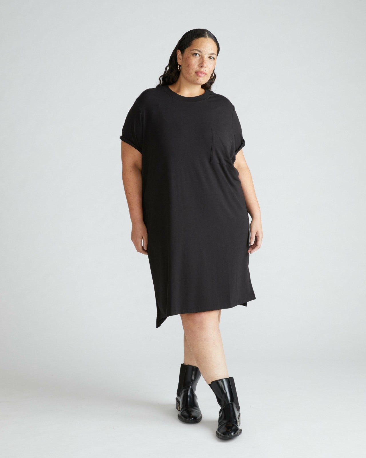 Universal Standard Garcon Tee Dress - Black