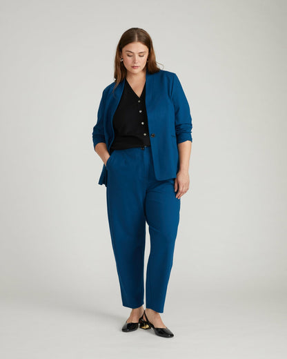 Universal Standard Audrey Tailored Ponte Pants - Deep Teal