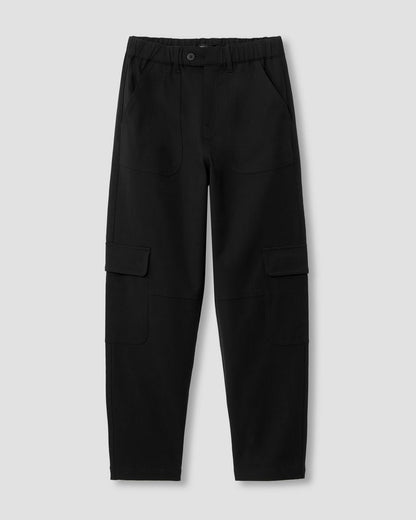 Universal Standard Karlee Stretch Cotton Twill Cargo Pants - Black