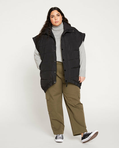 Universal Standard Karlee Stretch Cotton Twill Cargo Pants - Ivy