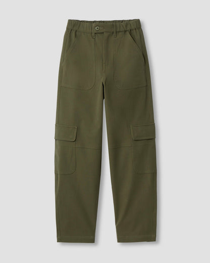 Universal Standard Karlee Stretch Cotton Twill Cargo Pants - Ivy