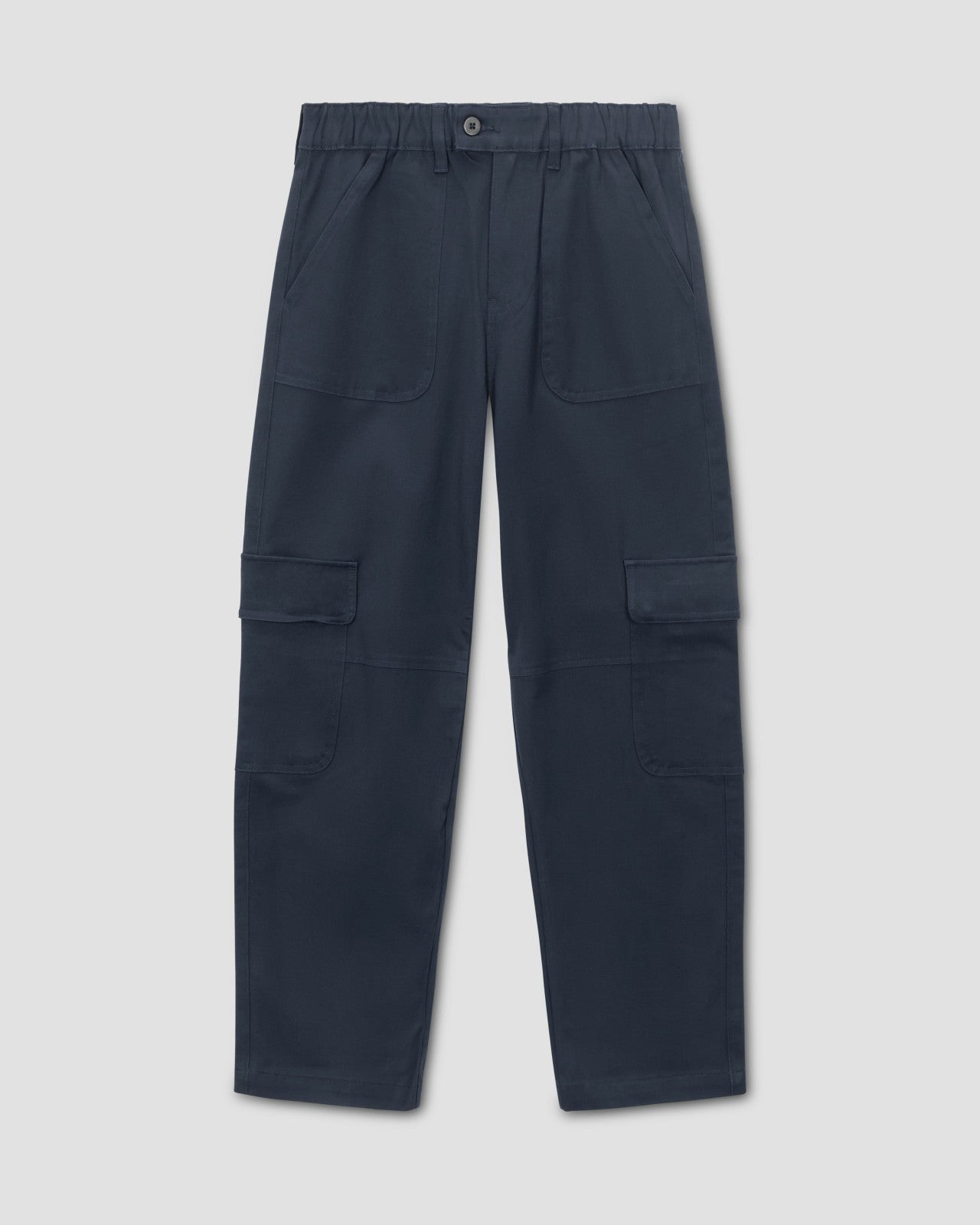 Universal Standard Karlee Stretch Cotton Twill Cargo Pants - Navy