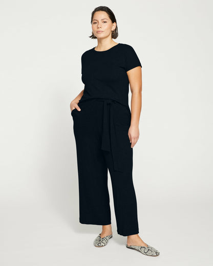 Universal Standard TravelKnit Wide Leg Pants - Black
