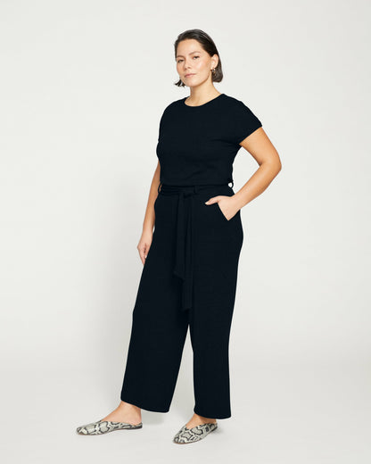 Universal Standard TravelKnit Wide Leg Pants - Black