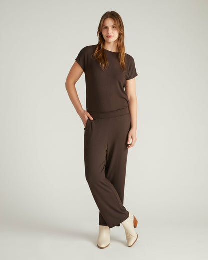 Universal Standard TravelKnit Relaxed Pants - Espresso
