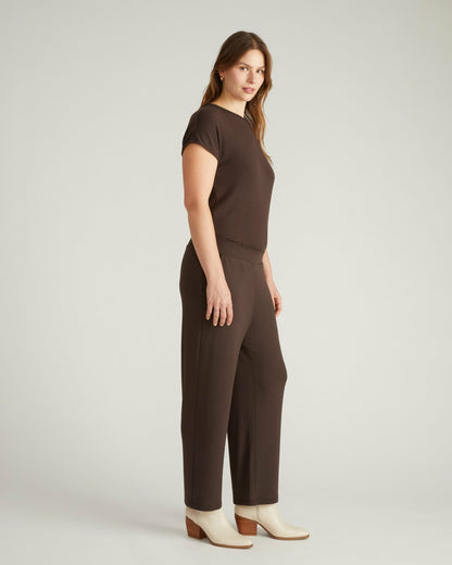 Universal Standard TravelKnit Relaxed Pants - Espresso