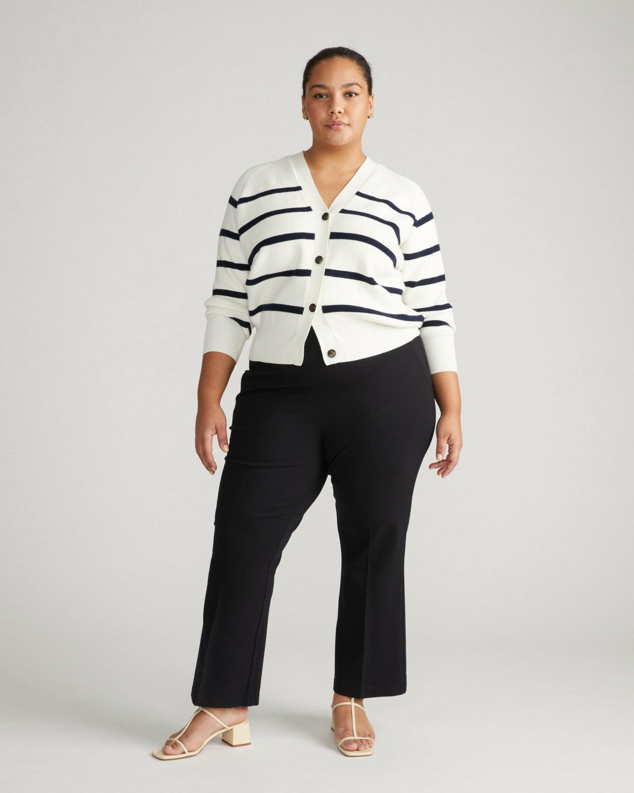 Universal Standard Prestige Ponte Flared Pants - Black