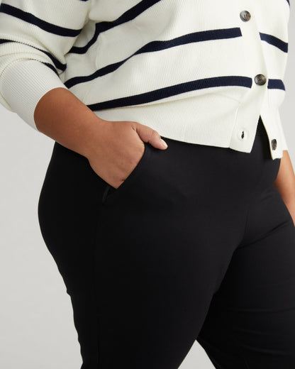 Universal Standard Prestige Ponte Flared Pants - Black