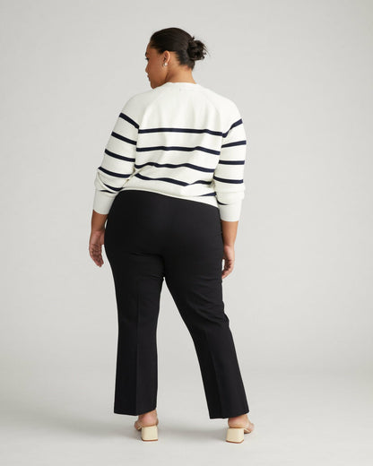 Universal Standard Prestige Ponte Flared Pants - Black