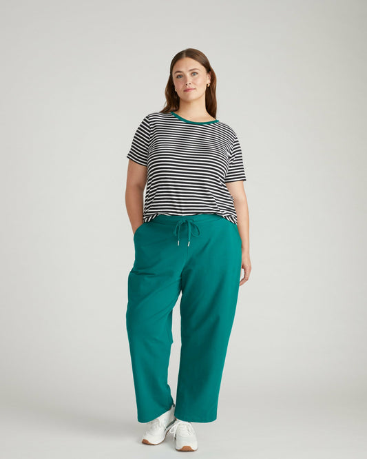 Universal Standard Straight Leg French Terry Sweatpants - Aventurine