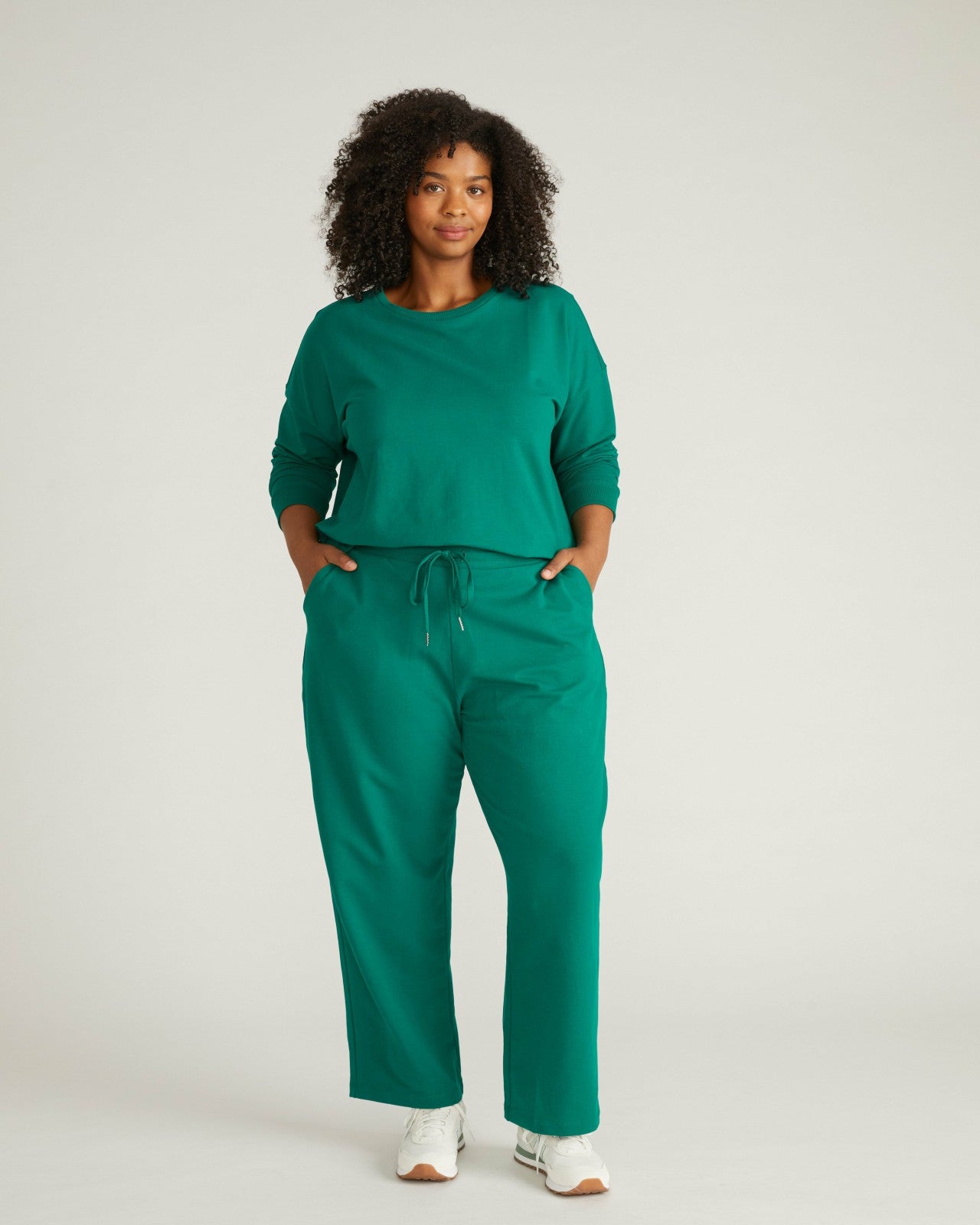 Universal Standard Straight Leg French Terry Sweatpants - Aventurine