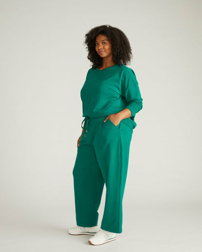Universal Standard Straight Leg French Terry Sweatpants - Aventurine