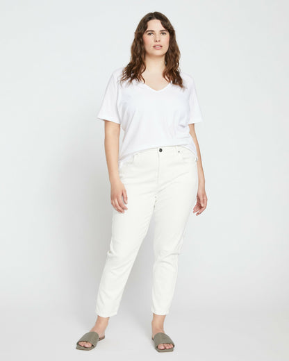 Universal Standard Double V Tee - White