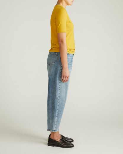 Universal Standard Maia Stovepipe Sleeve Tee - Yellow Ochre