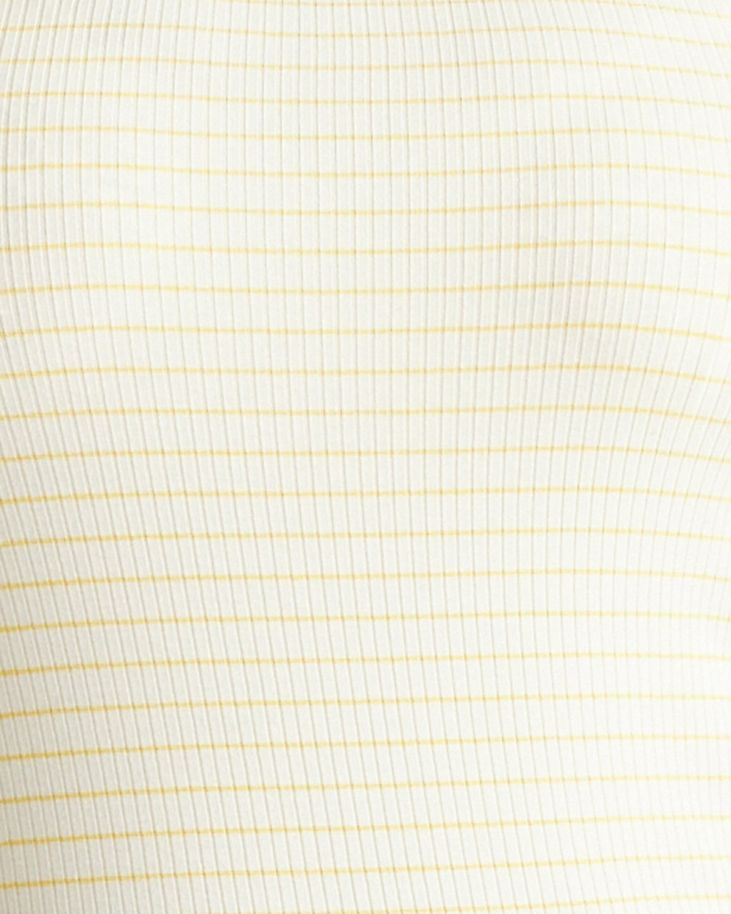 Universal Standard Roitfeld Ribbed Tank - Yellow Microstripe