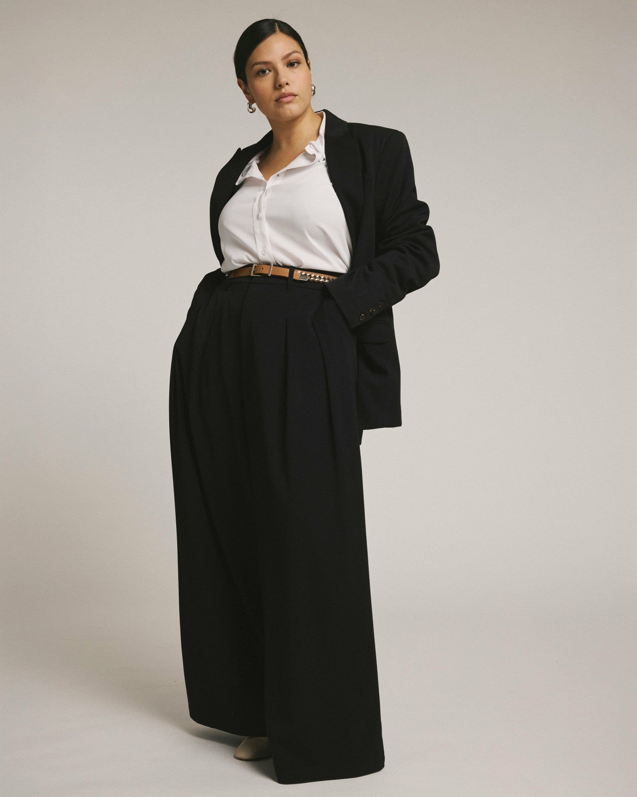 Universal Standard All Day Palais Wide Leg Pants - Black