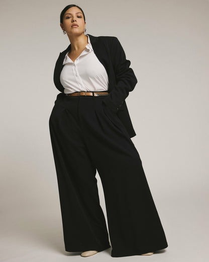 Universal Standard All Day Palais Wide Leg Pants - Black