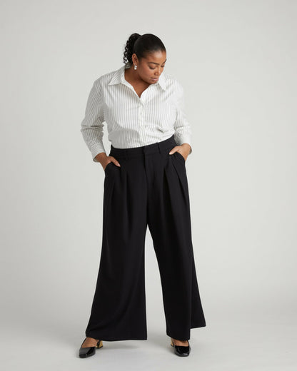 Universal Standard All Day Palais Wide Leg Pants - Black