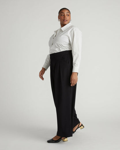 Universal Standard All Day Palais Wide Leg Pants - Black