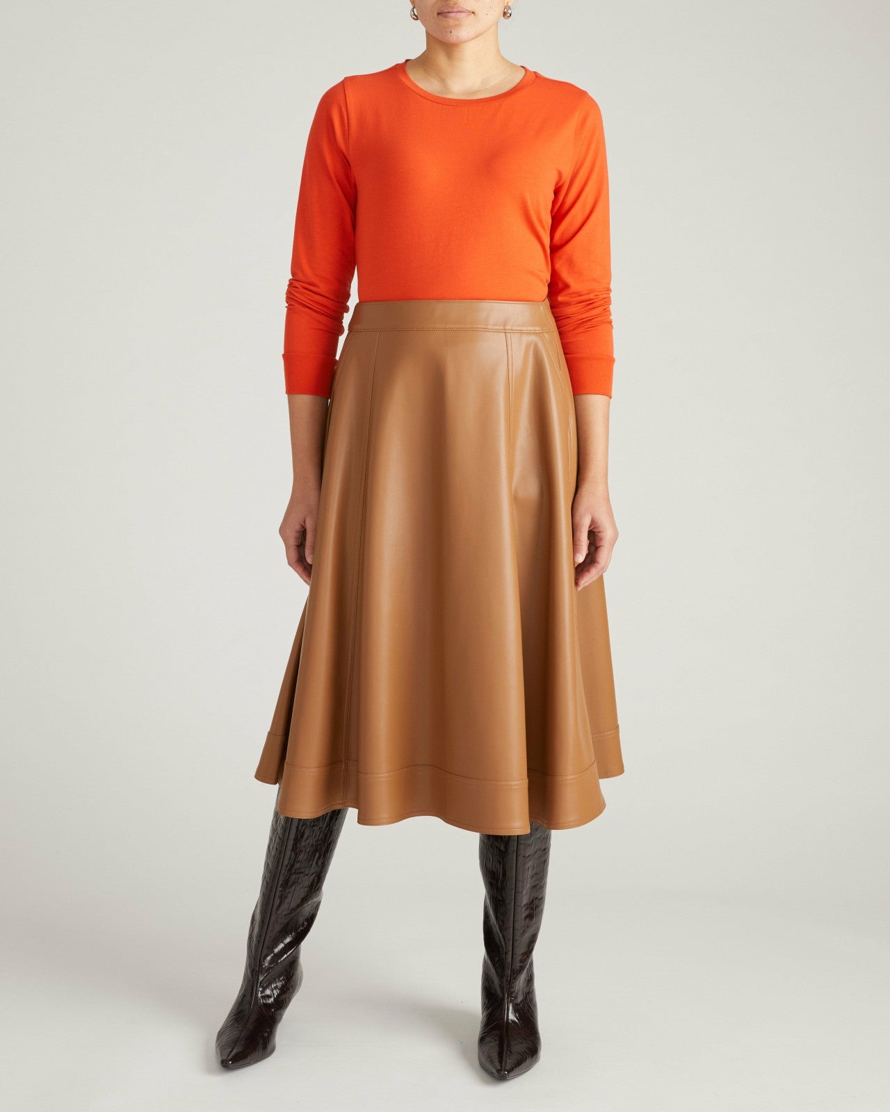 Universal Standard Long Sleeve Tee Rex - Orange Flame