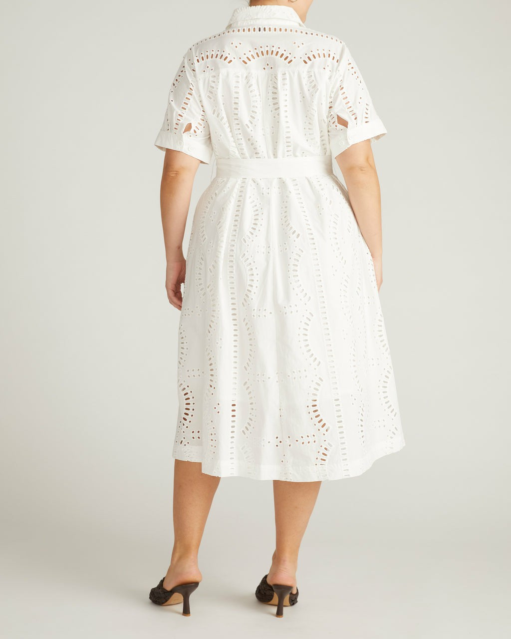 Universal Standard Tina Cotton Poplin Shirtdress - White