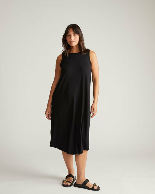 Universal Standard Pearl Divine Jersey Dress - Black