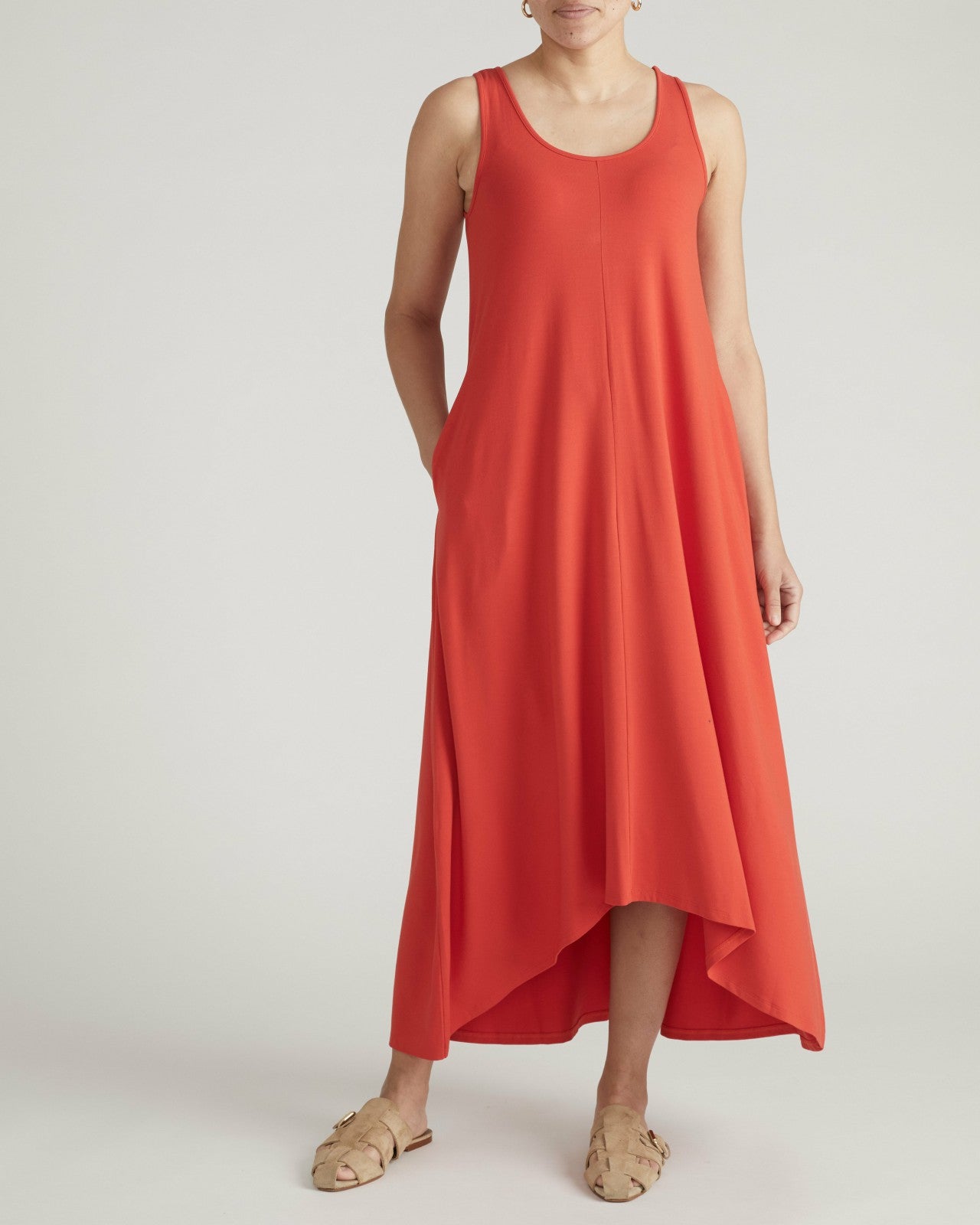 Universal Standard Athena Divine Jersey Dress - Shoreline Sunset
