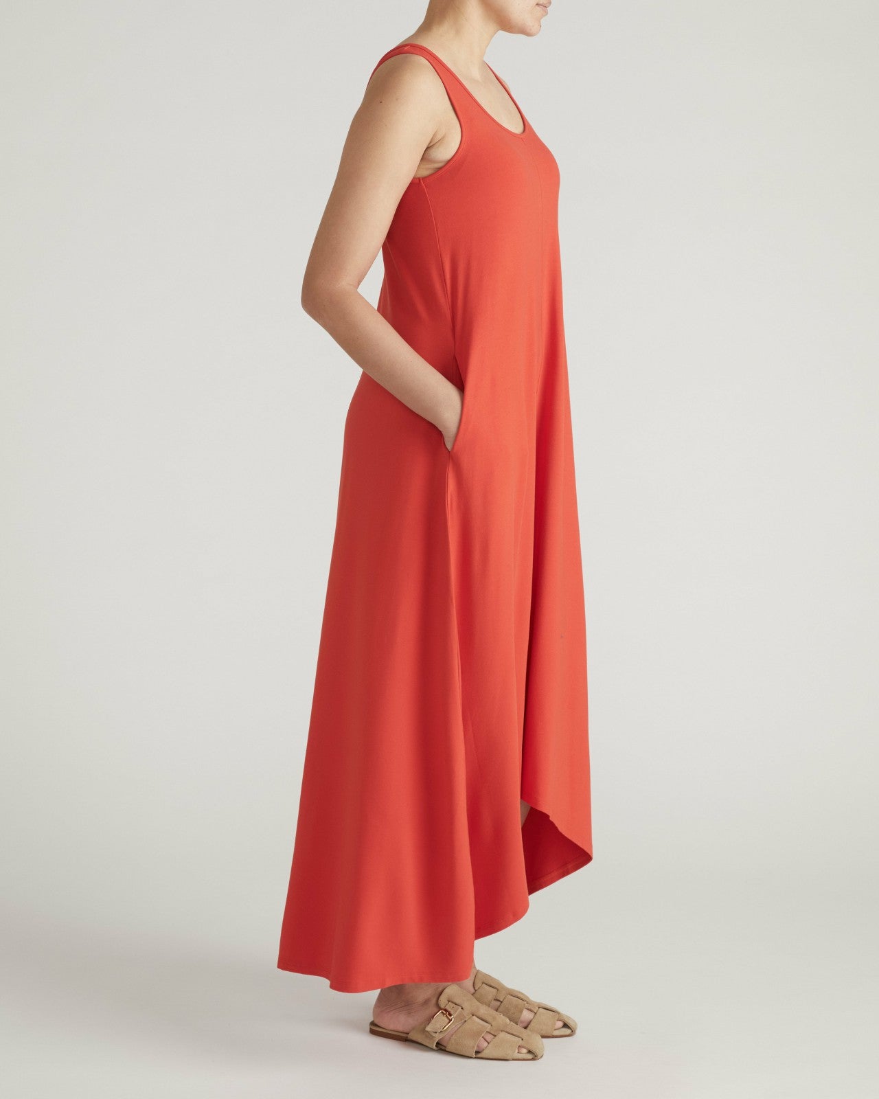 Universal Standard Athena Divine Jersey Dress - Shoreline Sunset