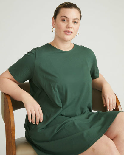 Universal Standard Halie T-Shirt Dress - Conifer