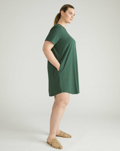 Universal Standard Halie T-Shirt Dress - Conifer