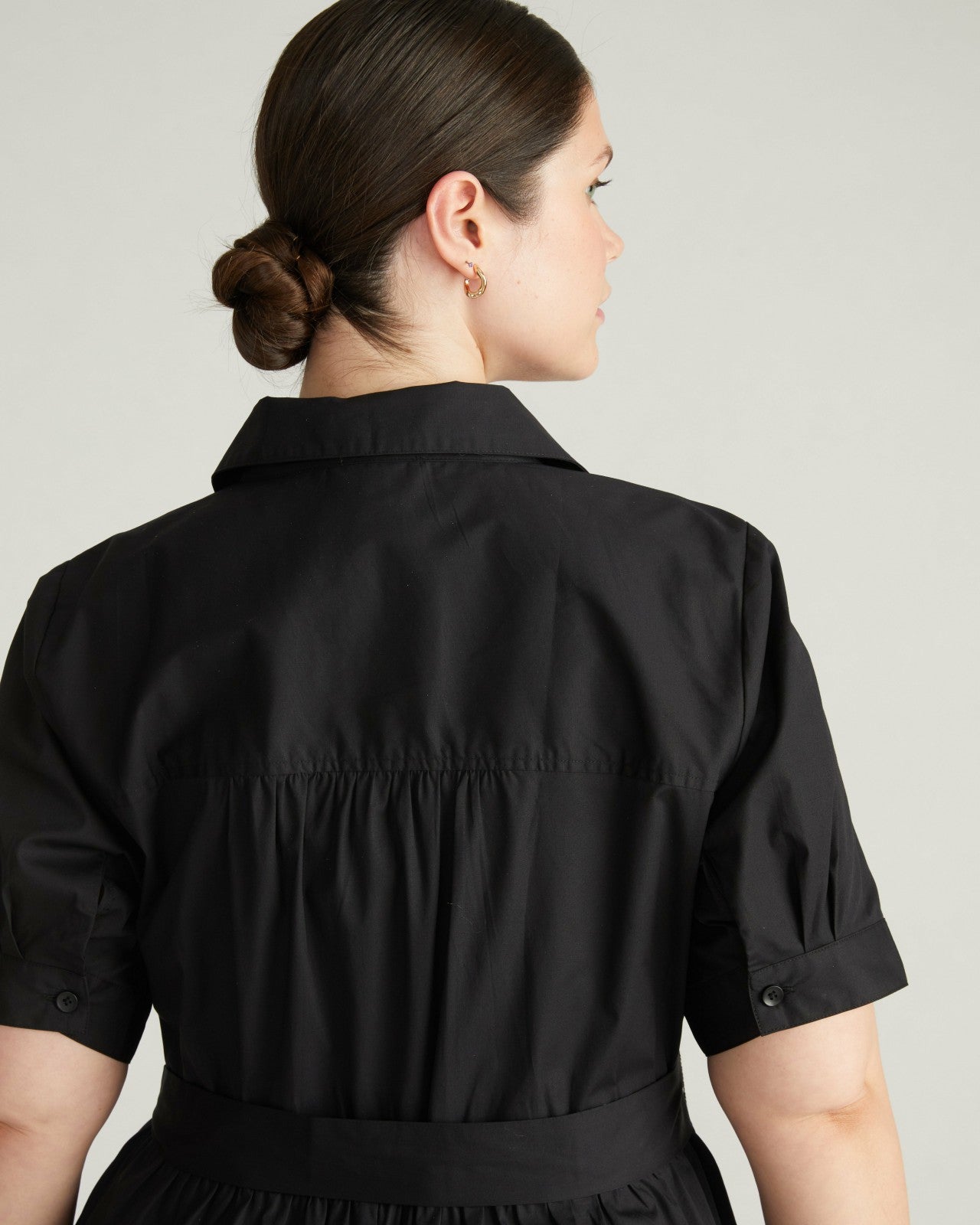 Universal Standard City Poplin Shirtdress - Black