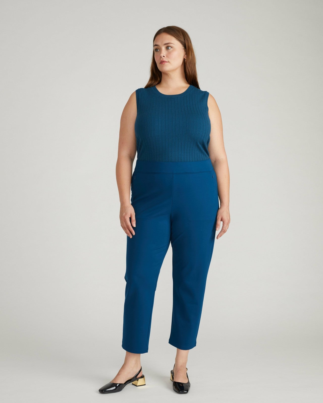 Universal Standard Smart Signature Ponte Pants - Deep Teal