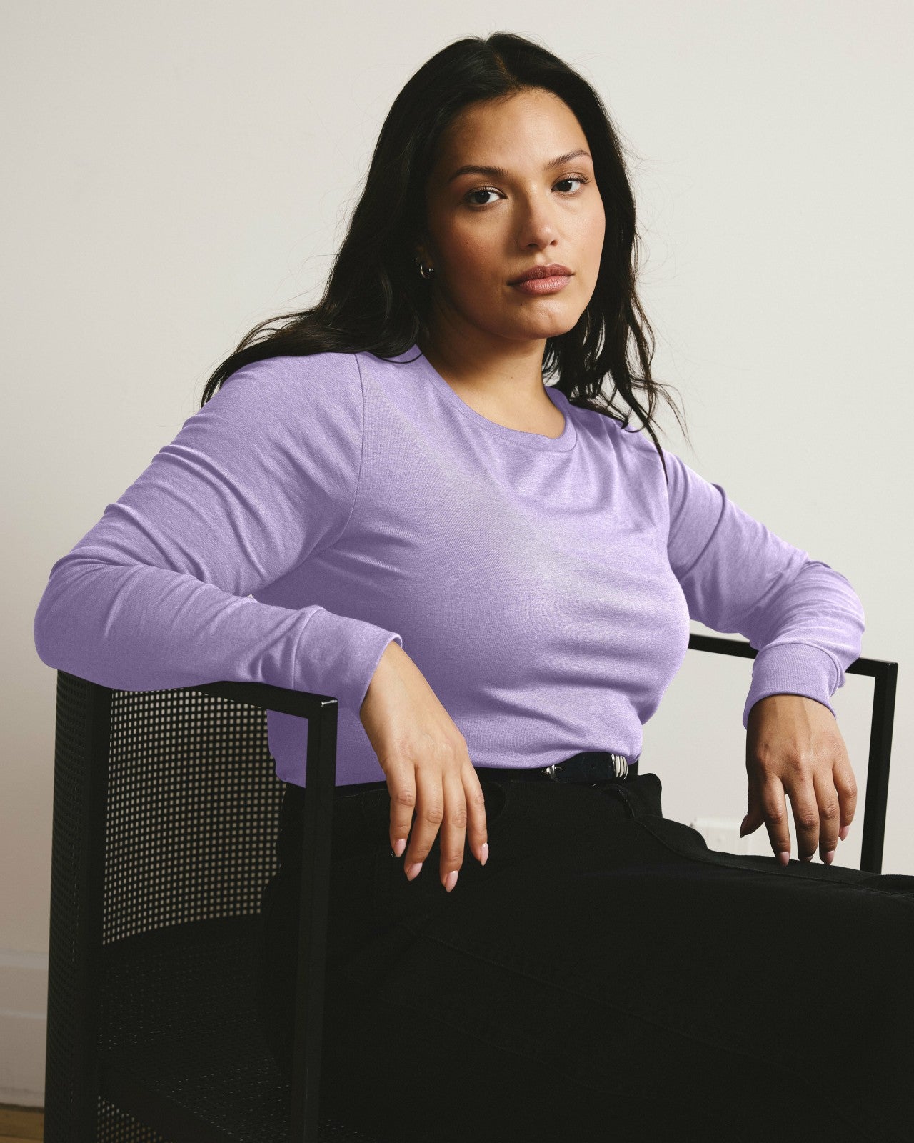 Universal Standard Long Sleeve Tee Rex - Purple Posey