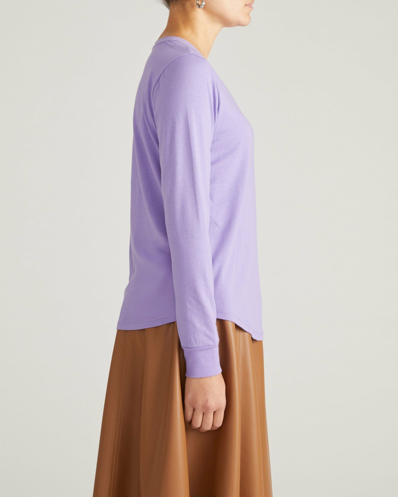 Universal Standard Long Sleeve Tee Rex - Purple Posey