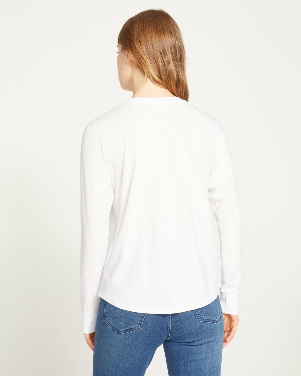Universal Standard Long Sleeve V Rex - White