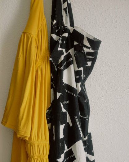 Universal Standard Flora Liquid Jersey Top - Golden Hour