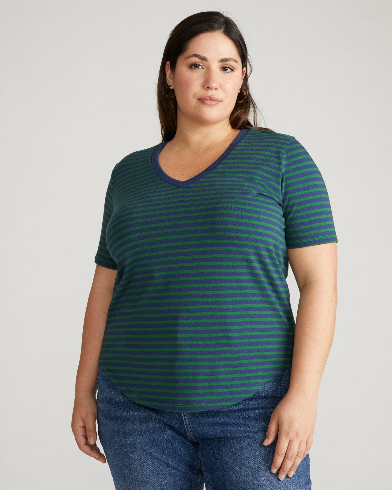 Universal Standard V Rex - Cenote/Jardin Stripe
