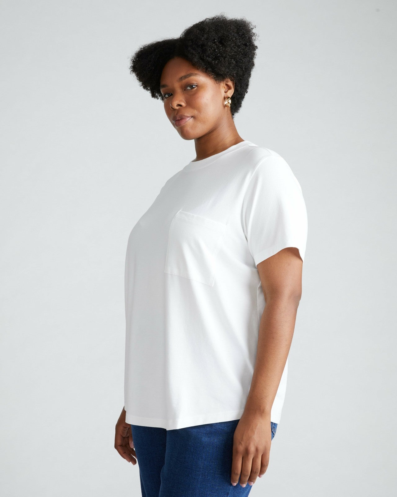 Universal Standard Garcon Tee - White