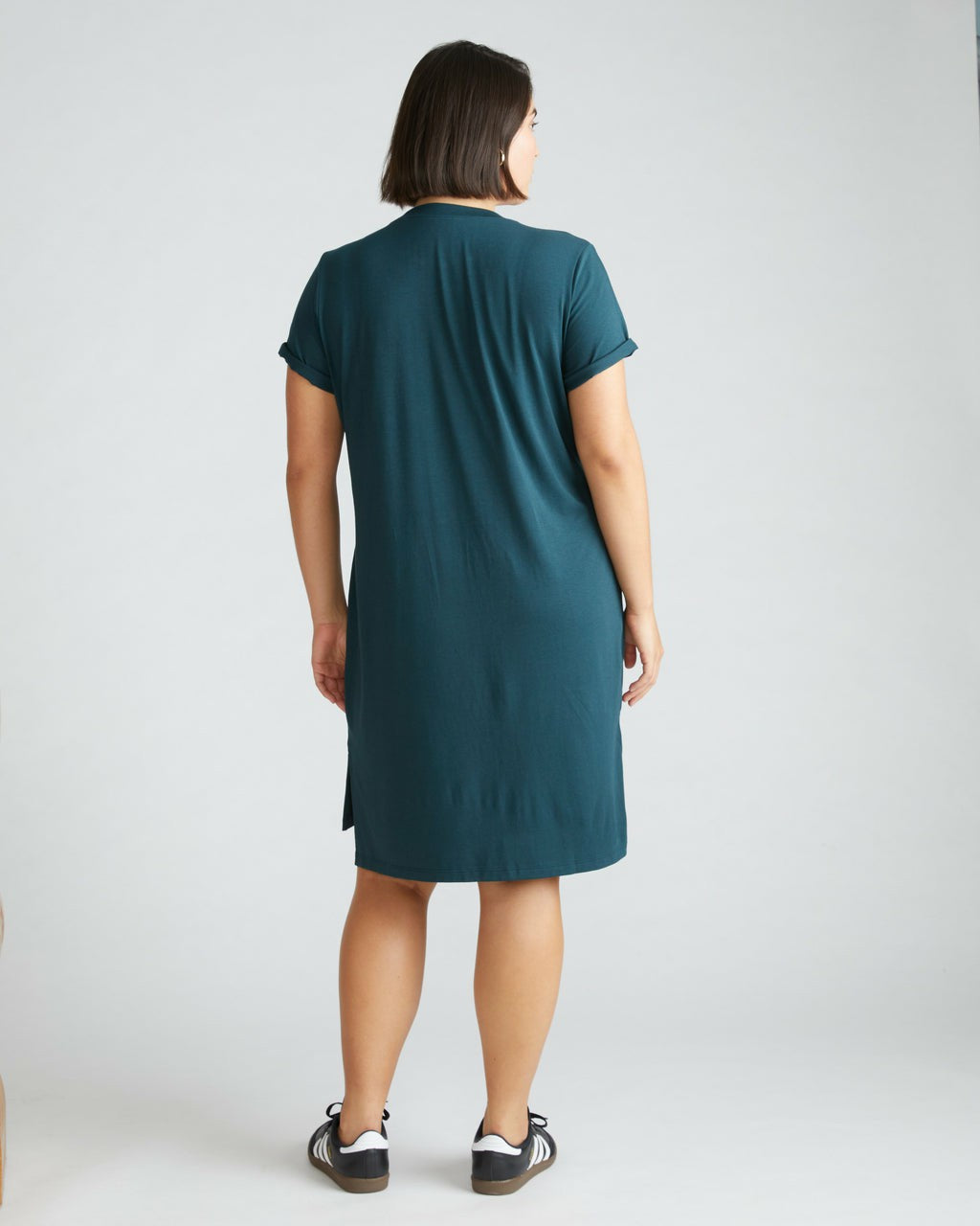 Universal Standard Garcon Tee Dress - Deep Sea