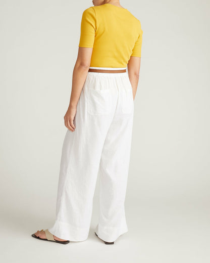 Universal Standard Classic Ribbed Tee - Goldenrod