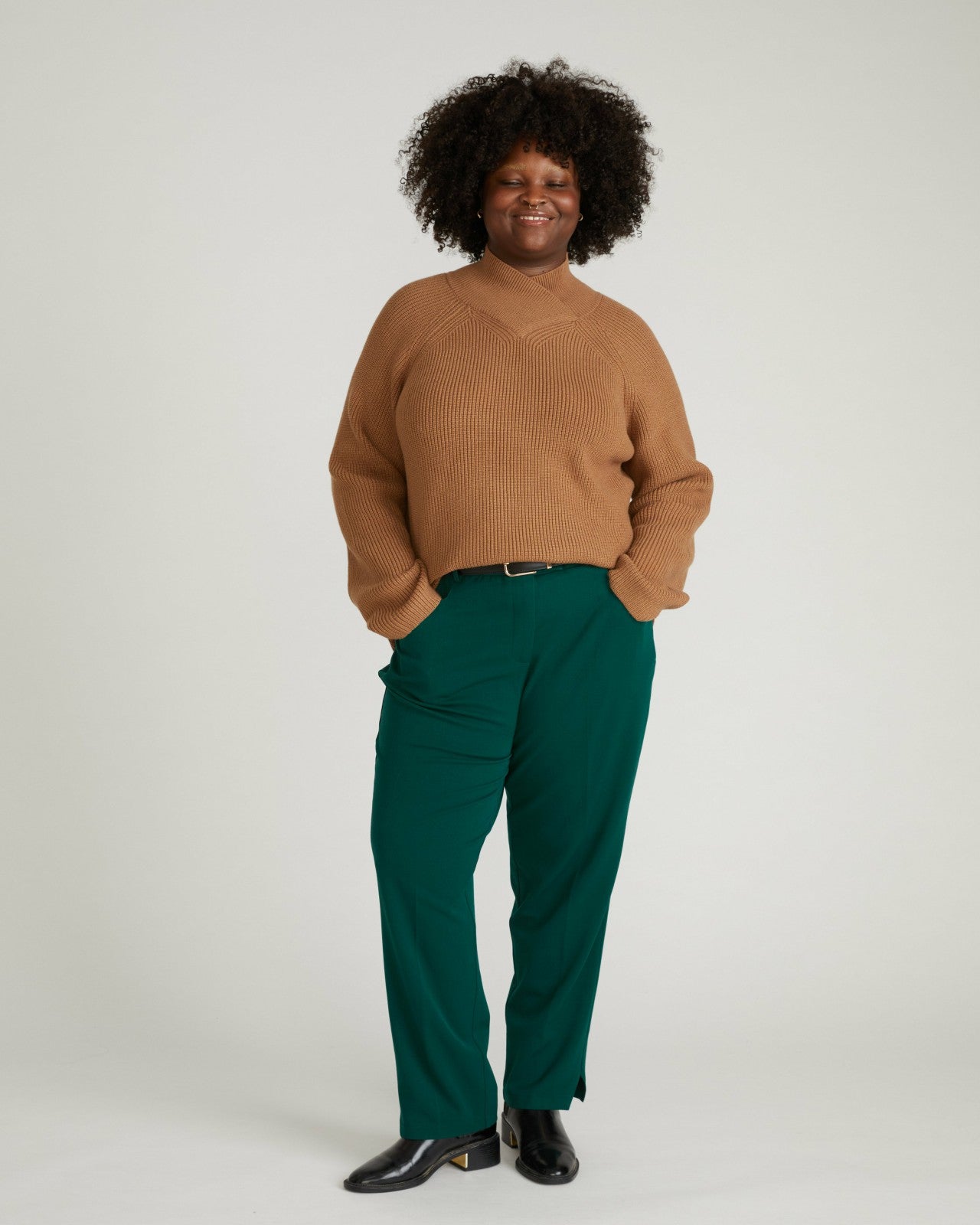 Universal Standard All Day Mercer Tapered Leg Pants - Botanic