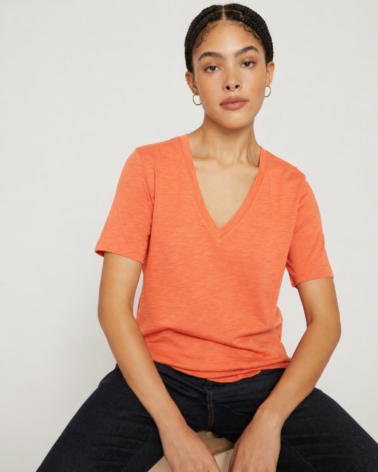 Universal Standard Light-As-Air V Rex - Italian Orange