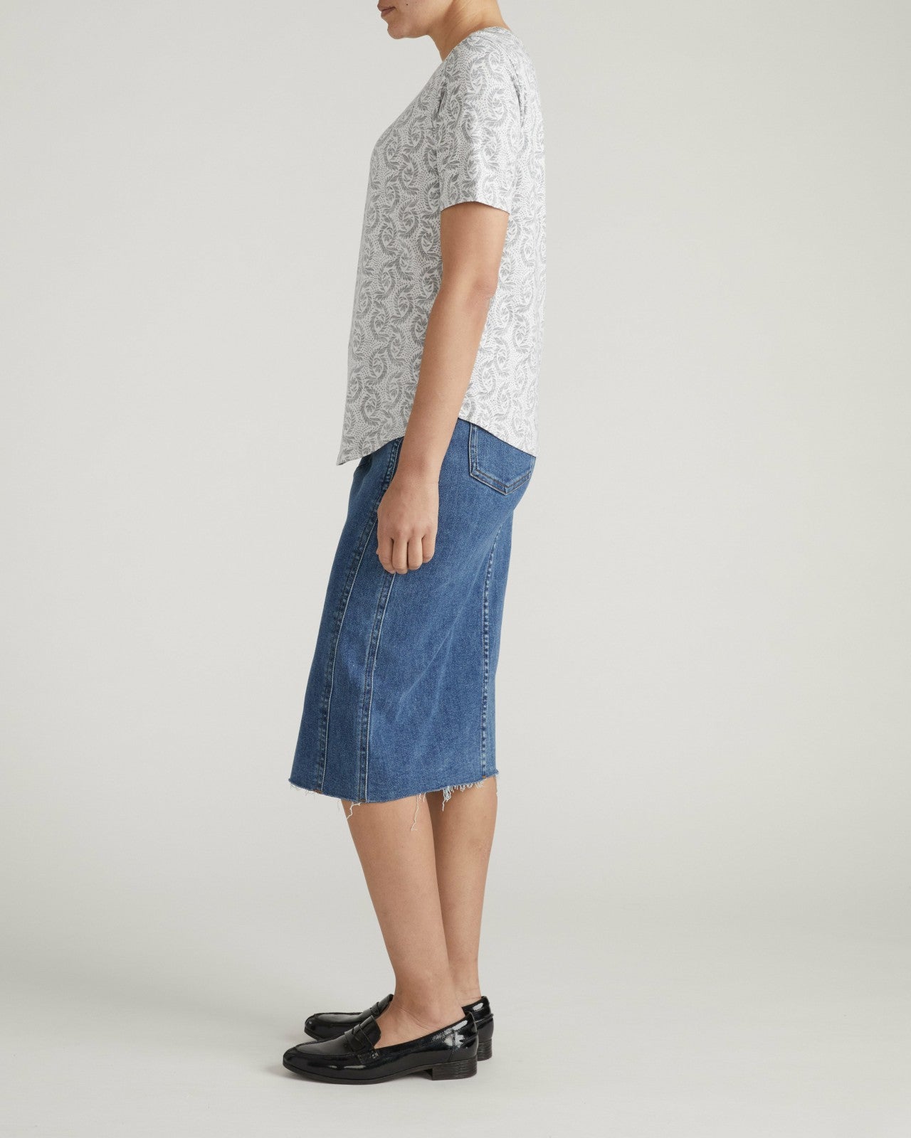 Universal Standard Light-As-Air Tee Rex - Faded Print